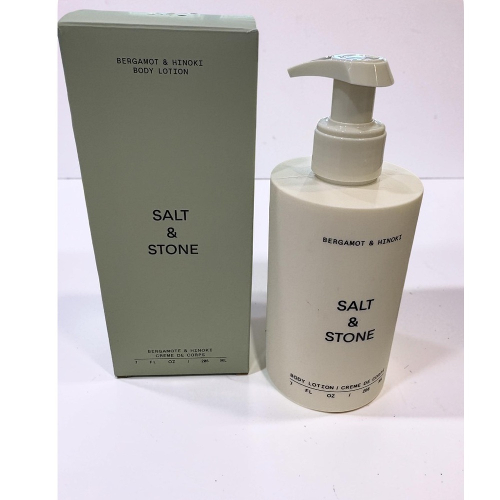 Salt & Stone Body Lotion bergamote & hinoki 7 oz 206 ML New in Box
